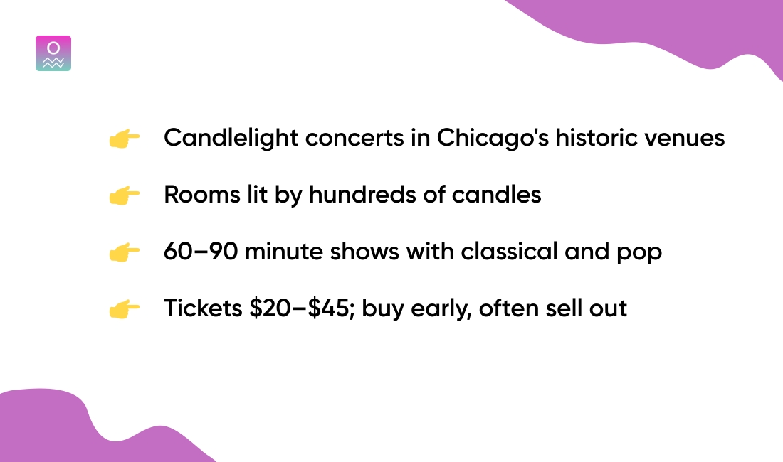 Attend a Candlelight concert in historic venues