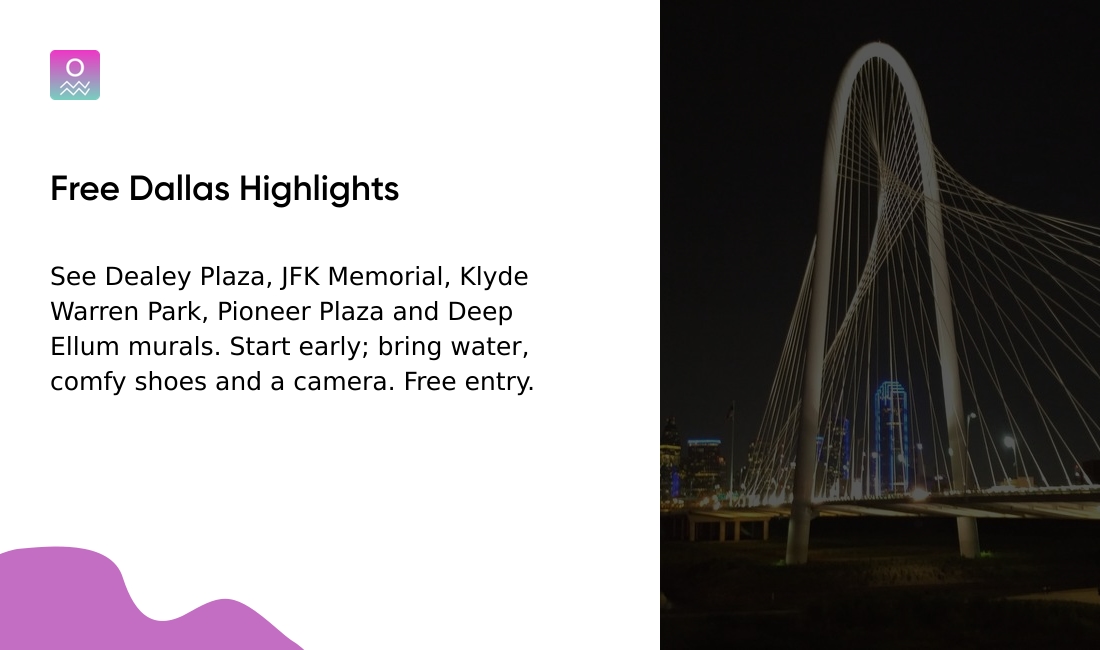 Free things to do in Dallas